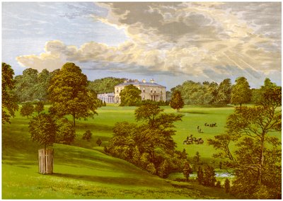 Ashcombe Park ، ستافوردشاير ، موطن عائلة Sneyd ، c1880 بواسطة غير معروف