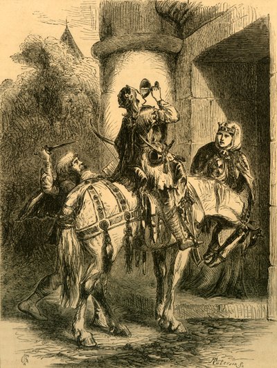اغتيال إدوارد الشهيد ، c1890. بواسطة غير معروف