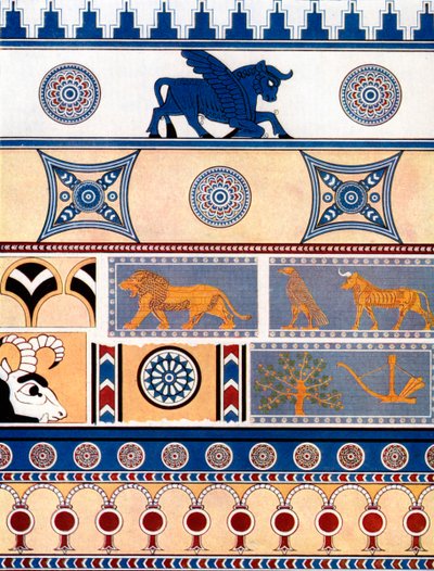 الآشوريون تصميم القرميد والبلاط ، 1933-1934 بواسطة غير معروف