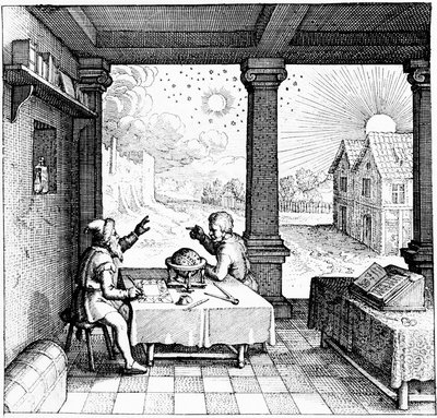 المنجمون يحضرون برجك ، 1617-1619 بواسطة غير معروف