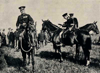 في المناورات العسكرية ، c1916 ، 1945. بواسطة غير معروف