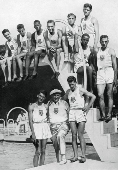 الرياضيون في المحاكمات الأولمبية الأمريكية ، 1932 ، 1936 بواسطة غير معروف