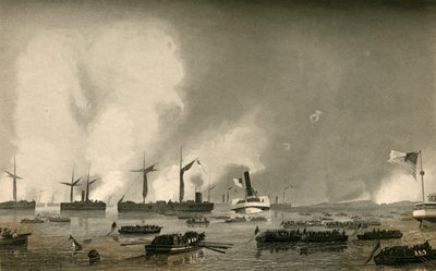الهجوم على جزيرة رونوك - هبوط القوات ، 1878. بواسطة غير معروف