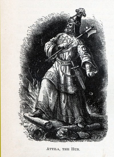 أتيلا الهوني 1882 بواسطة غير معروف