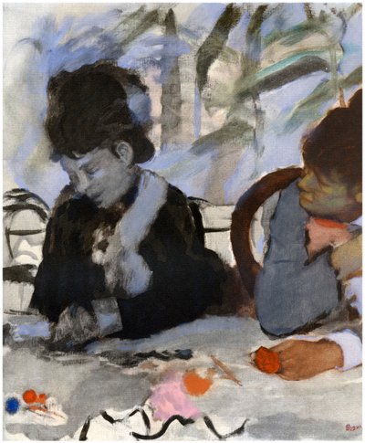 Au Cafe ، c1877-1880 1958 بواسطة غير معروف