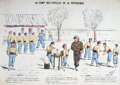 في معسكر Pupilles de la Republique ، 1871. بواسطة غير معروف