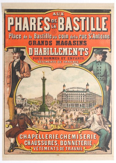 في منارات الباستيل ، 1890. بواسطة غير معروف