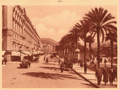 شارع فردان ، نيس ، 1930. بواسطة غير معروف