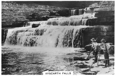 شلالات Aysgarth ، Wensleydale ، Yorkshire Dales ، 1937 بواسطة غير معروف