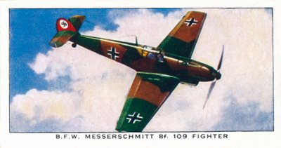 BFW Messerschmitt Bf. 109 مقاتلة ، 1938 بواسطة غير معروف