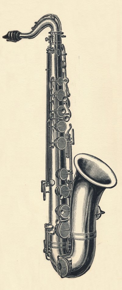 ب تينور ساكسفون ، 1895. بواسطة غير معروف