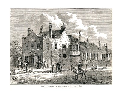 Bagnigge Wells ، 1780 بواسطة غير معروف