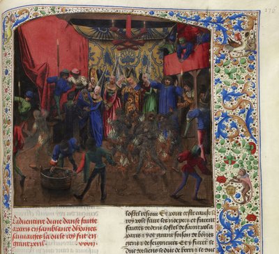 Bal des Ardents ، حوالي 1470-1475. بواسطة غير معروف