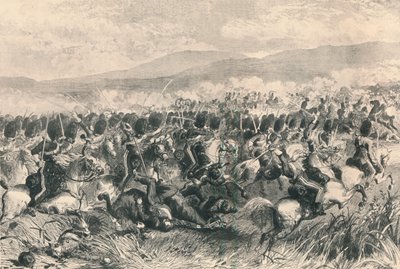 بالاكلافا ، 25 أكتوبر 1854. المسؤول عن الاسكتلنديين الرمادي ، 1884 بواسطة غير معروف