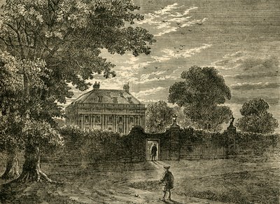 منزل بالمز في عام 1750 ، c1876. بواسطة غير معروف
