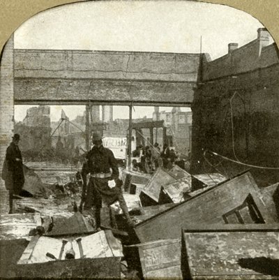 خزائن البنك تحت الحراسة ، 1906. بواسطة غير معروف