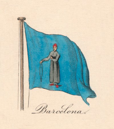برشلونة ، 1838 بواسطة غير معروف