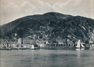 بارماوث - منظر من Mawddach ، عرض المرتفعات ، ١٨٩٥ بواسطة غير معروف
