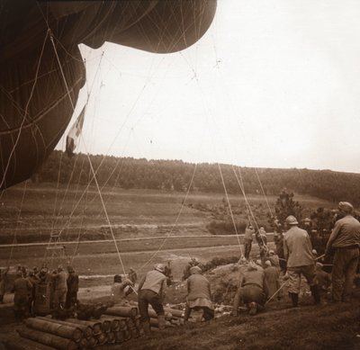 بالون القاذف ، جينيكورت ، شمال فرنسا ، c1914-c1918 بواسطة غير معروف