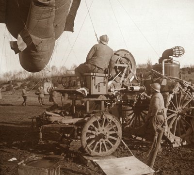بالون القاذف ، جينيكورت ، شمال فرنسا ، c1914-c1918 بواسطة غير معروف