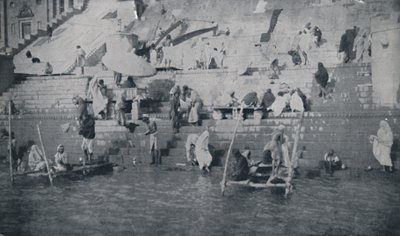 الاستحمام في بيناريس ، 1924 بواسطة غير معروف