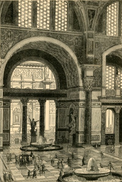 تم ترميم حمامات كركلا ، 1890. بواسطة غير معروف