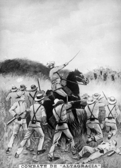 معركة التاغراسيا ، 22 يونيو 1895 ، c1910 بواسطة غير معروف