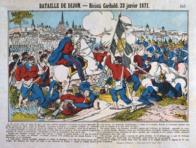 معركة ديجون ، الحرب الفرنسية البروسية ، 23 يناير 1871 بواسطة غير معروف