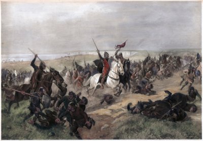 معركة هاستينغز ، 14 أكتوبر 1066 بواسطة غير معروف