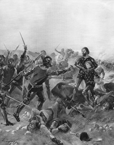 معركة بواتييه ، فرنسا ، 1356 بواسطة غير معروف