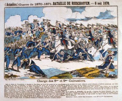 معركة رايخوفن ، الحرب الفرنسية البروسية ، 6 أغسطس 1870 بواسطة غير معروف