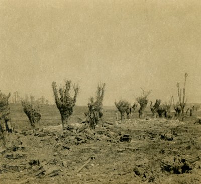 ساحة المعركة ، موريباس ، شمال فرنسا ، c1914-c1918 بواسطة غير معروف