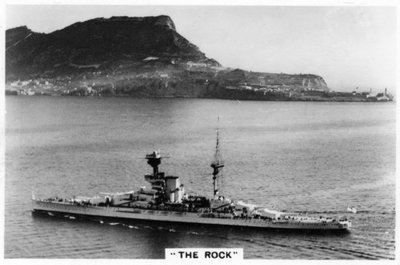 سفينة حربية HMS Revenge off Gilbralter ، 1937 بواسطة غير معروف