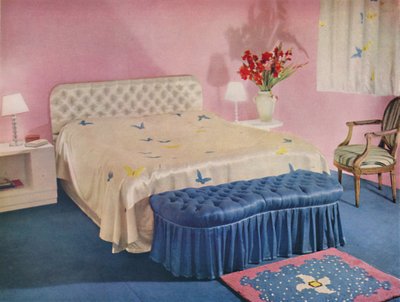 غرفة نوم من تصميم Green and Abbott، Ltd. ، 1939 بواسطة غير معروف