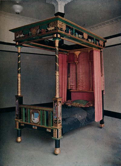 تم تزيين Bedstead بواسطة Jessie Bayes ، c1913 بواسطة غير معروف