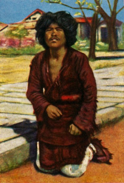 متسول ، وسط الصين ، c1928. بواسطة غير معروف