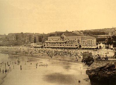 بياريتز - كازينو البلدية و Grande Plage ، c1930. بواسطة غير معروف