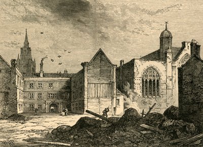 قاعة بلاكويل في عام 1812 ، 1897. بواسطة غير معروف