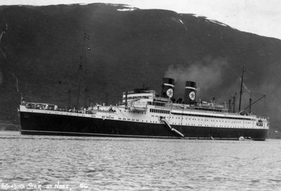 سفينة الرحلات البحرية Blue Star Line SS Arandora Star ، النرويج ، c1927-c1939 بواسطة غير معروف