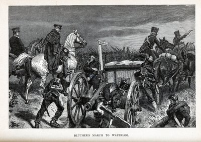 بلوشرز مارش إلى واترلو ، 1882 بواسطة غير معروف