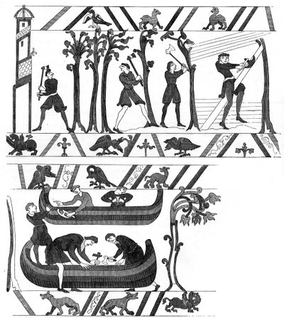 نجار القارب والسفن ، ج أواخر 11thearly 12th 1849 بواسطة غير معروف