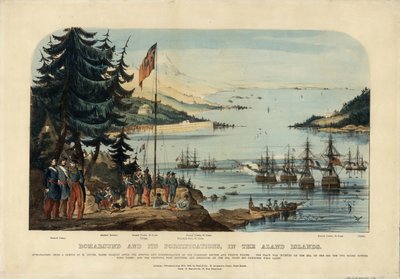 Bomarsund وتحصيناتها ، في جزر ألاند 1854 ، 1854 بواسطة غير معروف