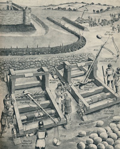 قصف حصن في Saxon Times ، c1934 بواسطة غير معروف