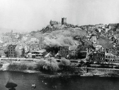 قصف بنجن ، ألمانيا ، مارس 1945 بواسطة غير معروف
