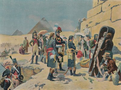 بونابرت مع The Savants في مصر ، c1801 ، 1896. بواسطة غير معروف