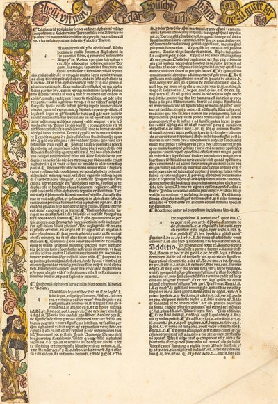 الحدود من التقويم ، ج. 1489. بواسطة غير معروف