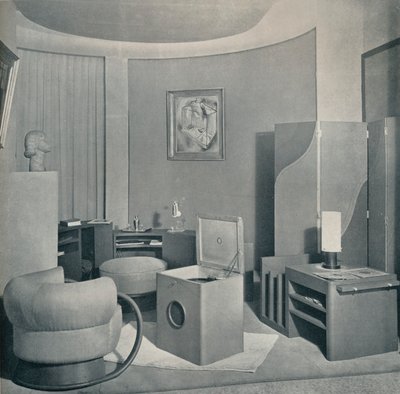 Boudoir من صالون الفنانين للديكور ، 1929 ، من قبل DIM ، c1930. بواسطة غير معروف