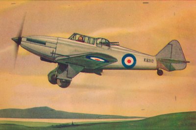 بولتون بول Defiant Fighter Monoplane ، c1944. بواسطة غير معروف