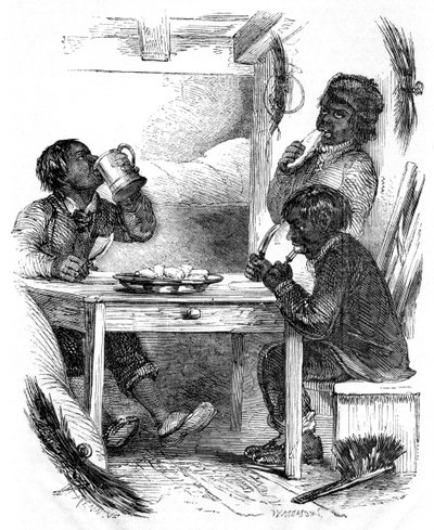 مدخنة الصبي تجتاح أكل وجبة المساء ، 1861 بواسطة غير معروف