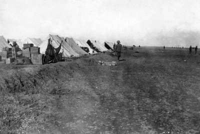 معسكر بريطاني 15 RWR ، بالقرب من بغداد ، 1918 بواسطة غير معروف